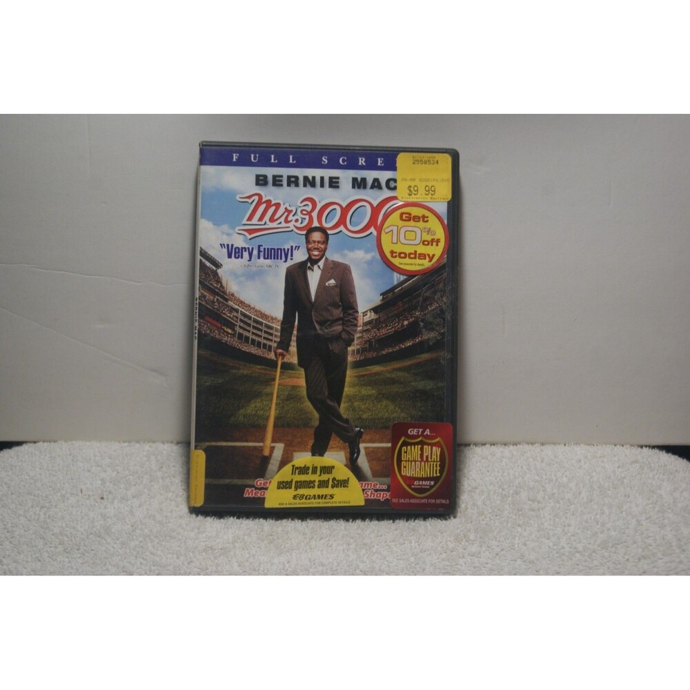 Mr. 3000 (Full Screen Edition) Bernie Mac Baseball Comedy RIP